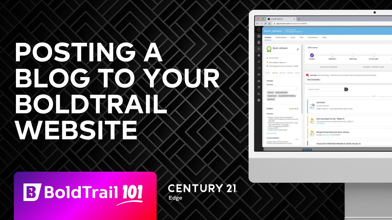 Posting a Blog to Your BoldTrail PRO Website