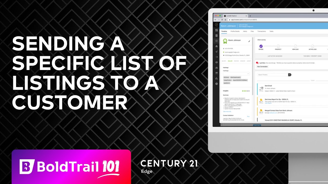 Sending a Specific List of Listings to a Customer